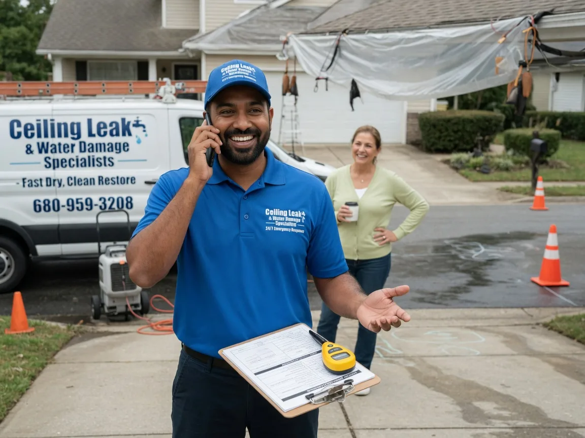Ceiling Leak Cleanup Charlton Heights, WV FAQs